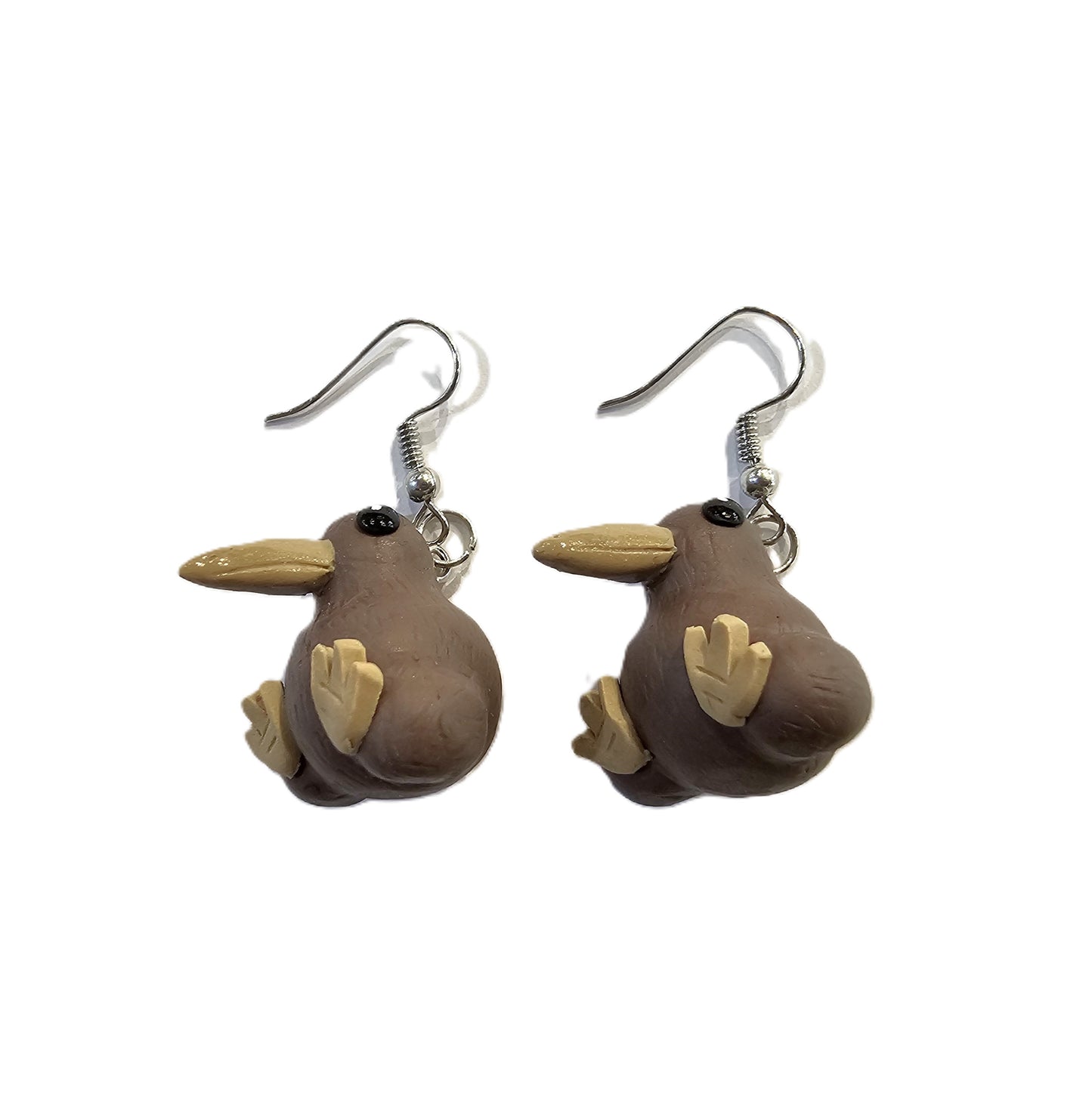 Clay Native Bird Earrings
