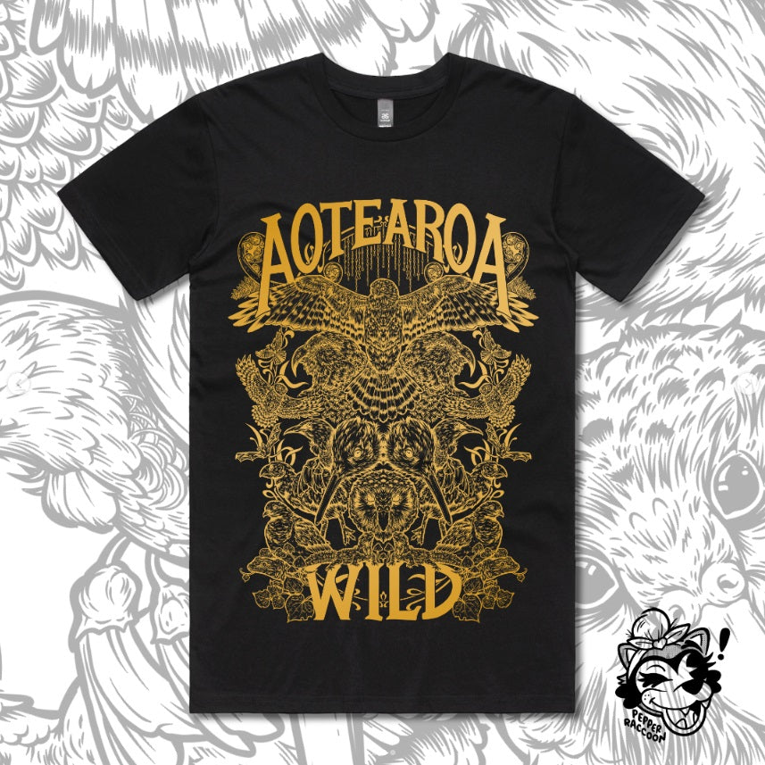 Pepper Raccoon Aotearoa Wild Tee