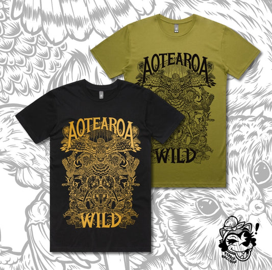 Pepper Raccoon Aotearoa Wild Tee