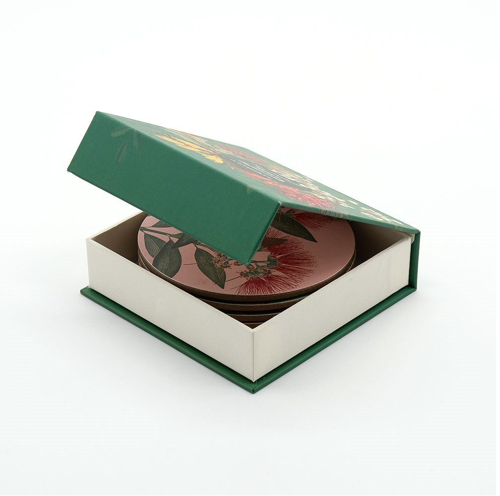 Coaster Set of 6 - Native Botanicals