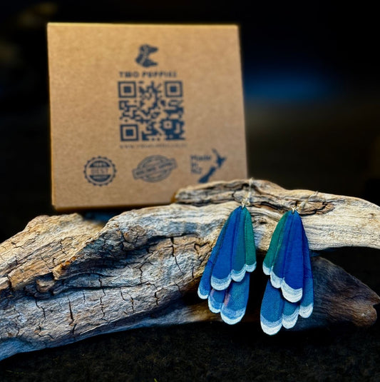 Leather Flora and Fauna Earrings