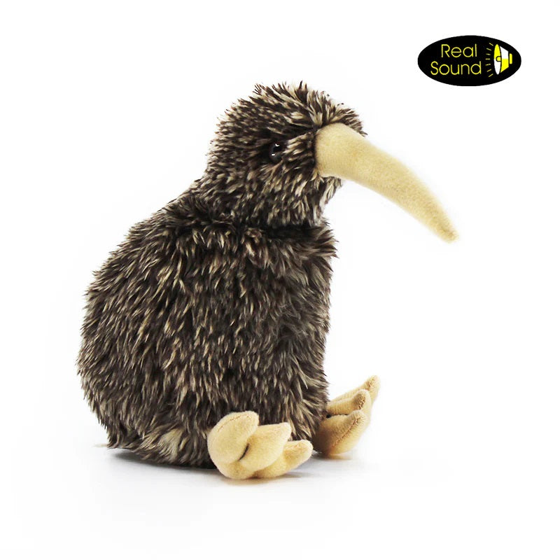 Great Spotted Kiwi Soft Toy With Sound 15cm