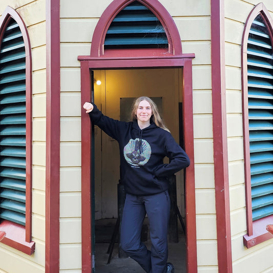 Tim Christie Art Hoodie Pīwakawaka