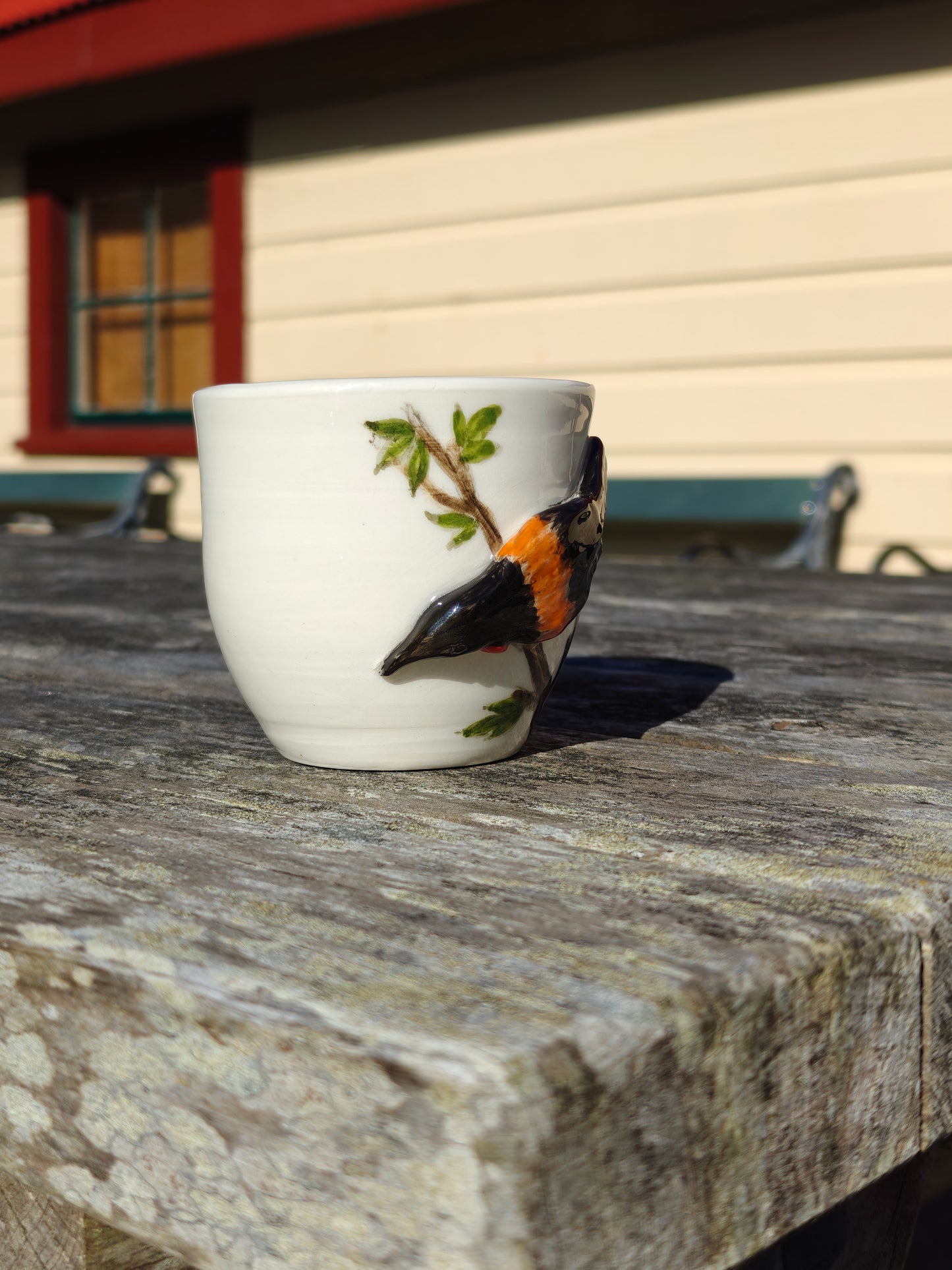 Handmade Ceramic Mug - Tīeke / Saddleback