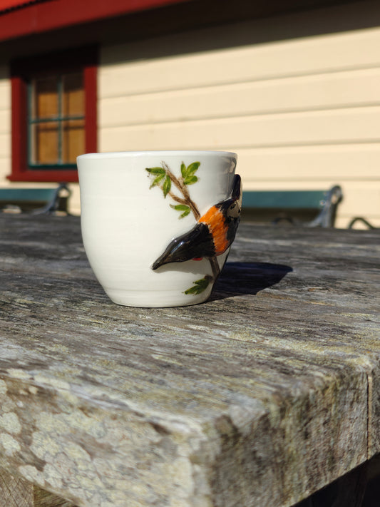 Handmade Ceramic Mug - Tīeke / Saddleback