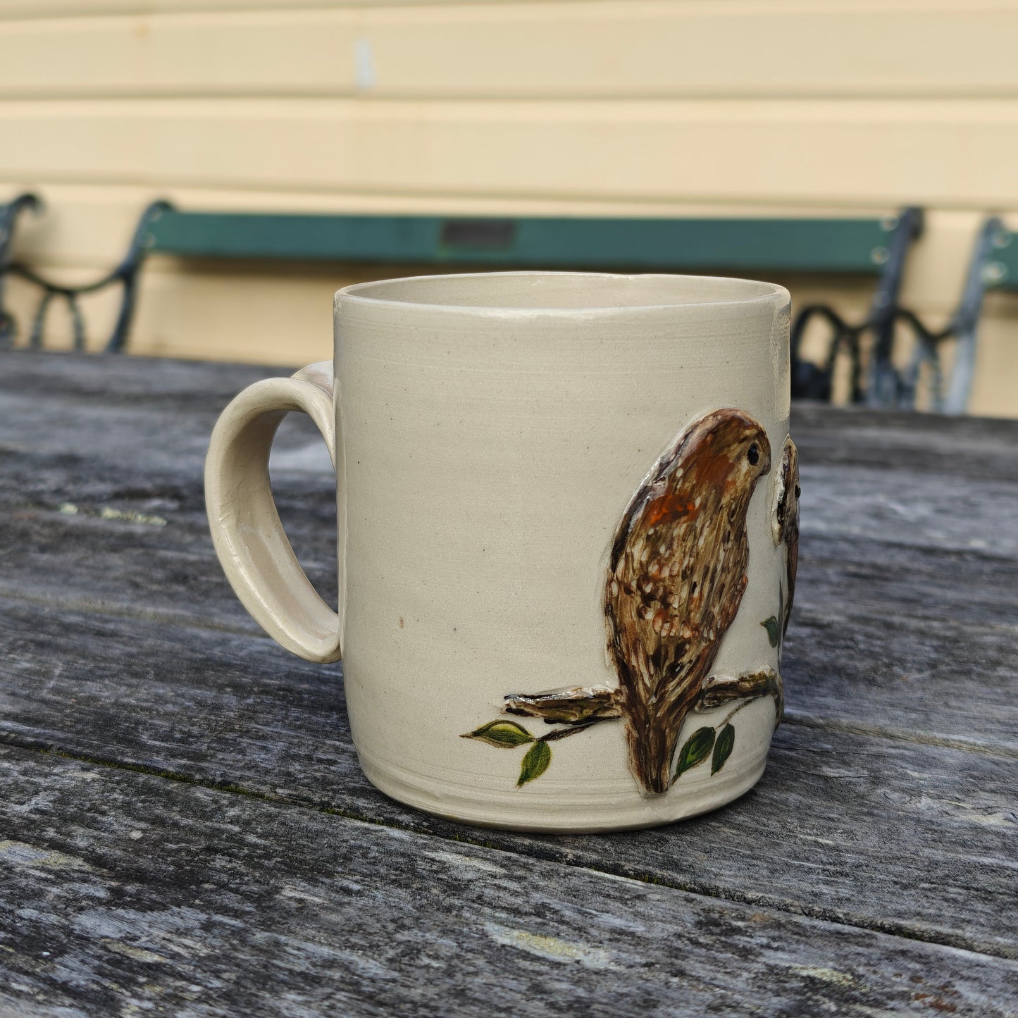Handmade Ceramic Mug - Kākā