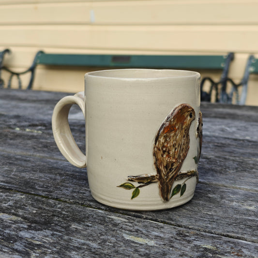 Handmade Ceramic Mug - Kākā