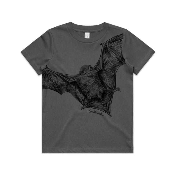 Tumbleweed Kids' Tee - Pekapeka (Charcoal)