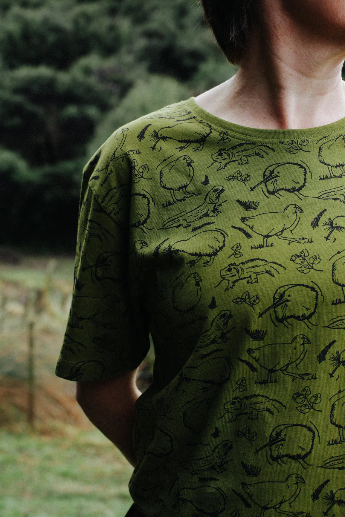 New Zealand Natives Tee - Olive
