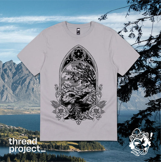 Pepper Raccoon Nature's Cathedral Tee