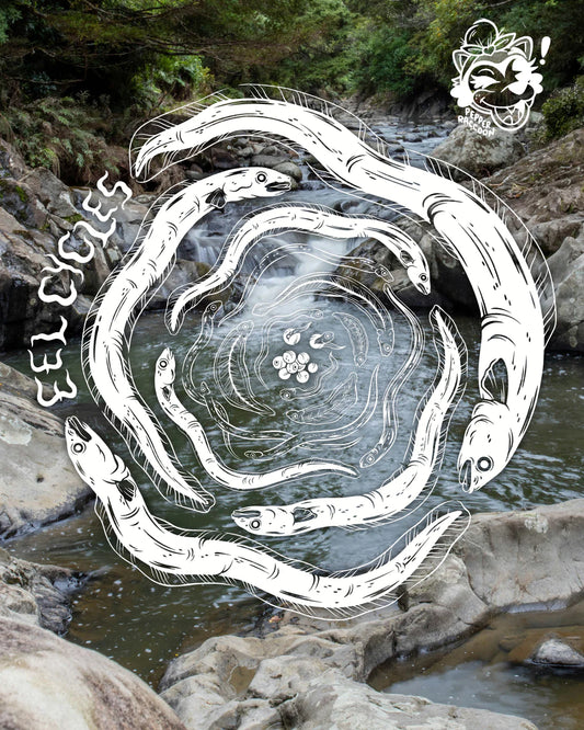 Pepper Raccoon Eel Cycle Tee