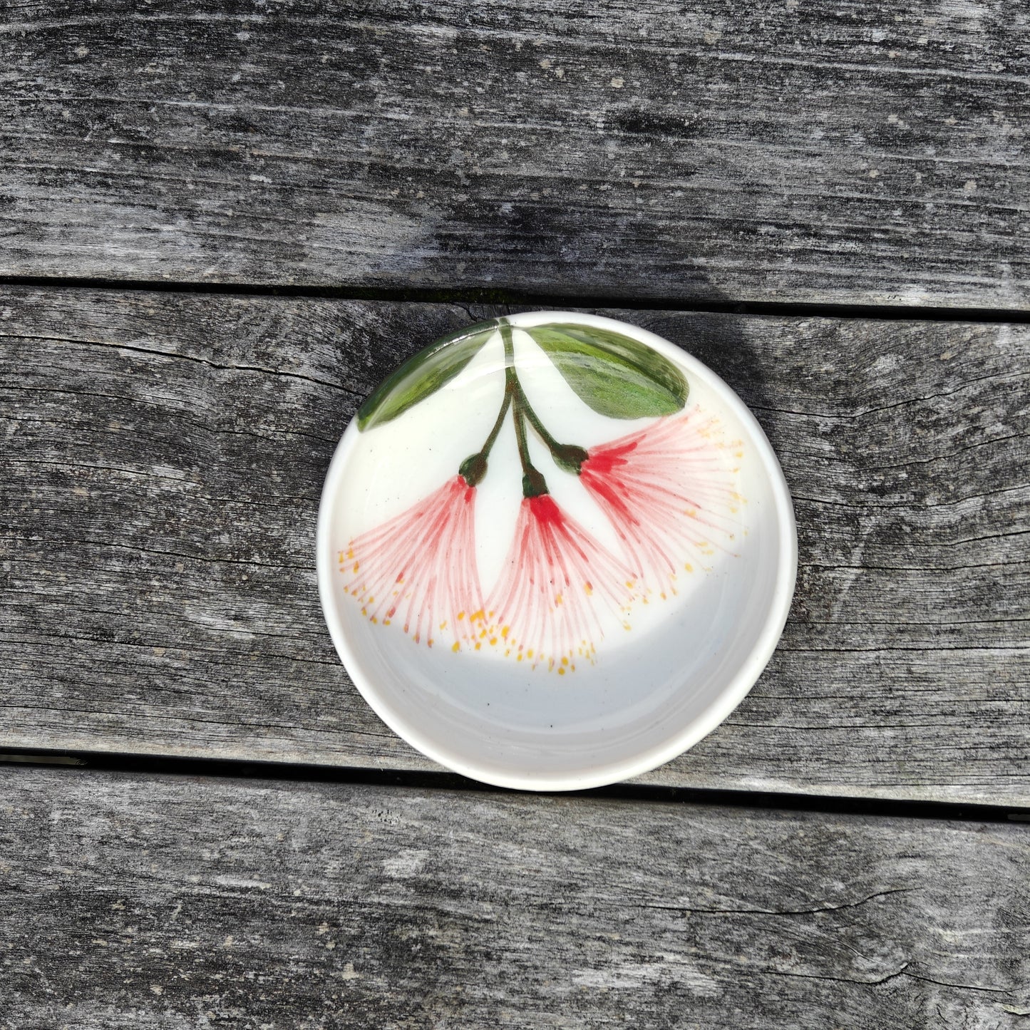 Handmade Ceramic Dish - Pōhutukawa