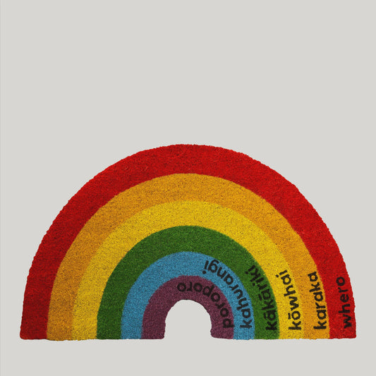 Doormat - Te reo Māori Rainbow