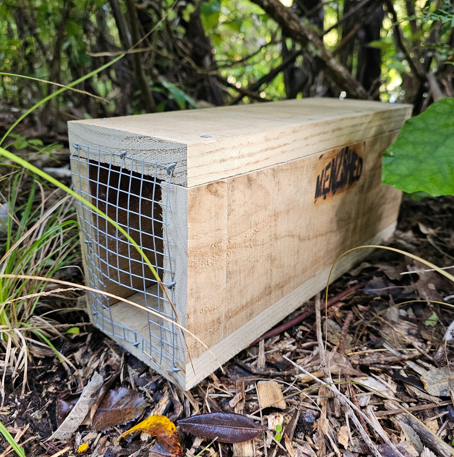 Wooden Tunnel With Rat & Mouse Traps