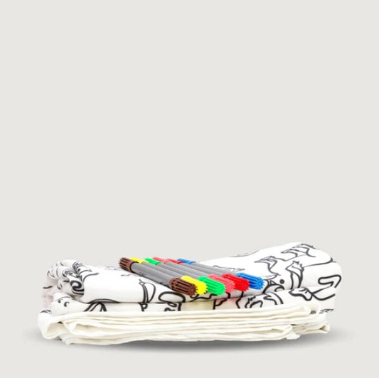 Colour-In Puzzle Tablecloth