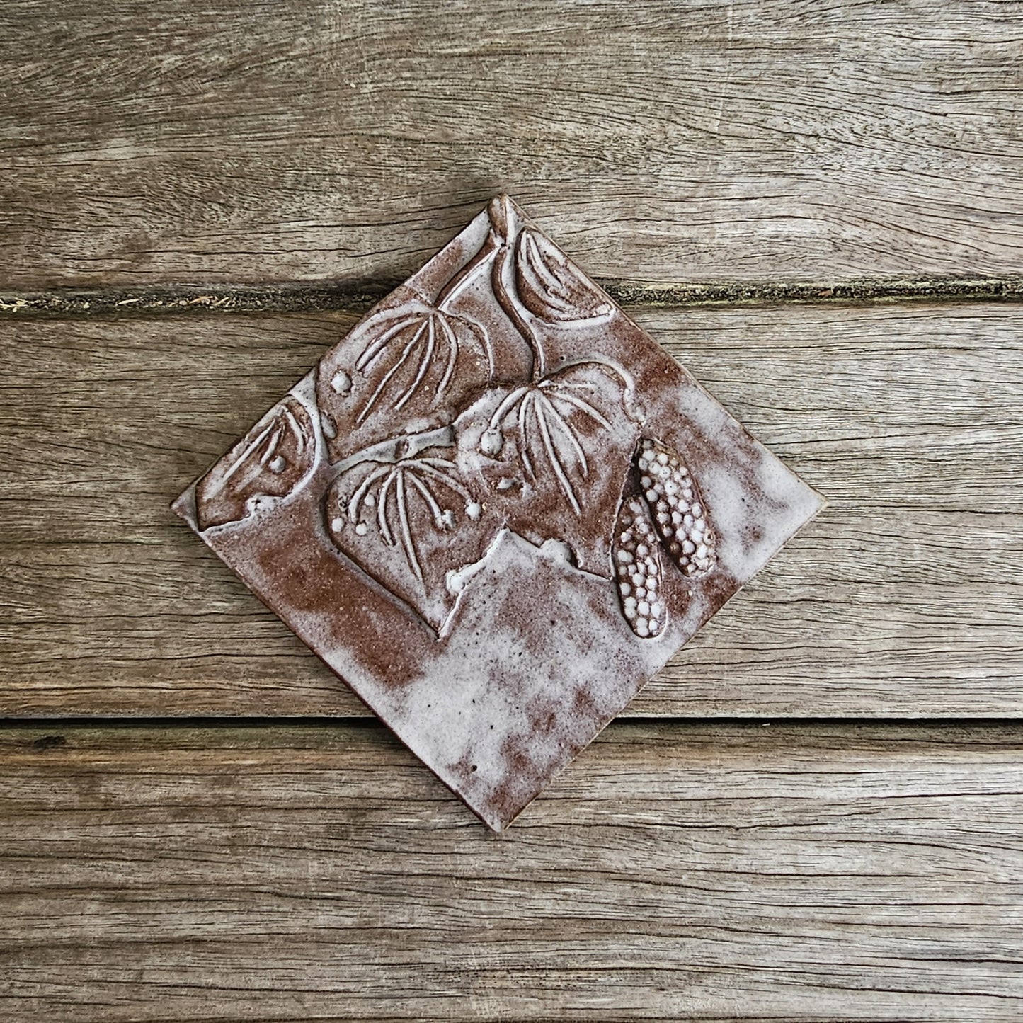 New Zealand Flora Ceramic Wall Tile