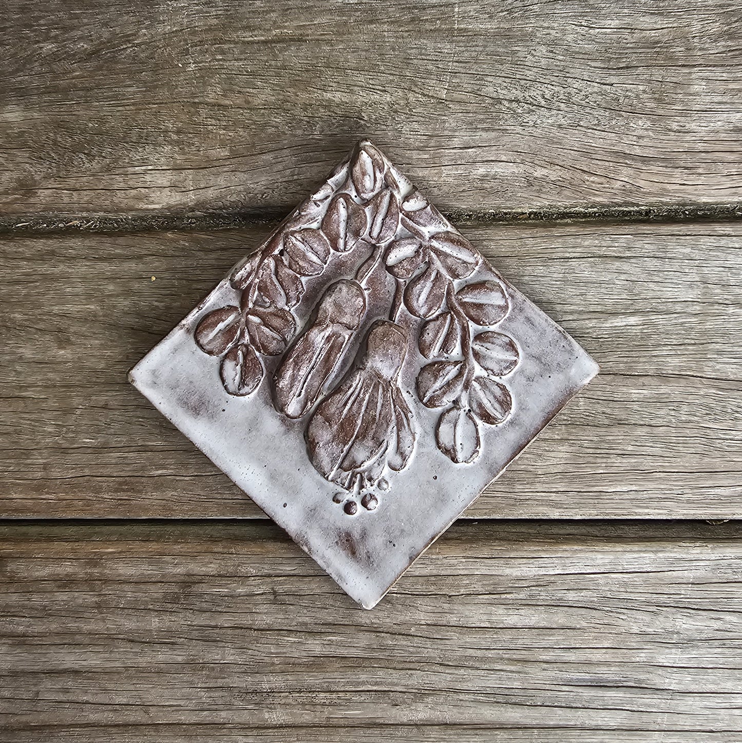 New Zealand Flora Ceramic Wall Tile
