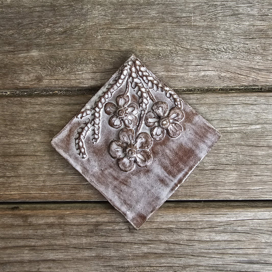 New Zealand Flora Ceramic Wall Tile