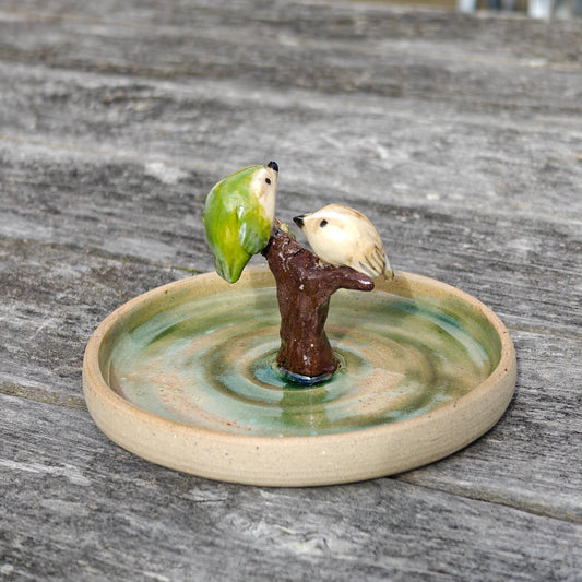 Handmade Ceramic Trinket Dish - Titipounamu