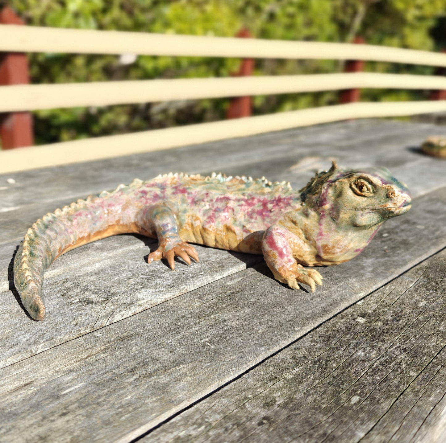 Ruth Corkill Ceramic Tuatara - Large