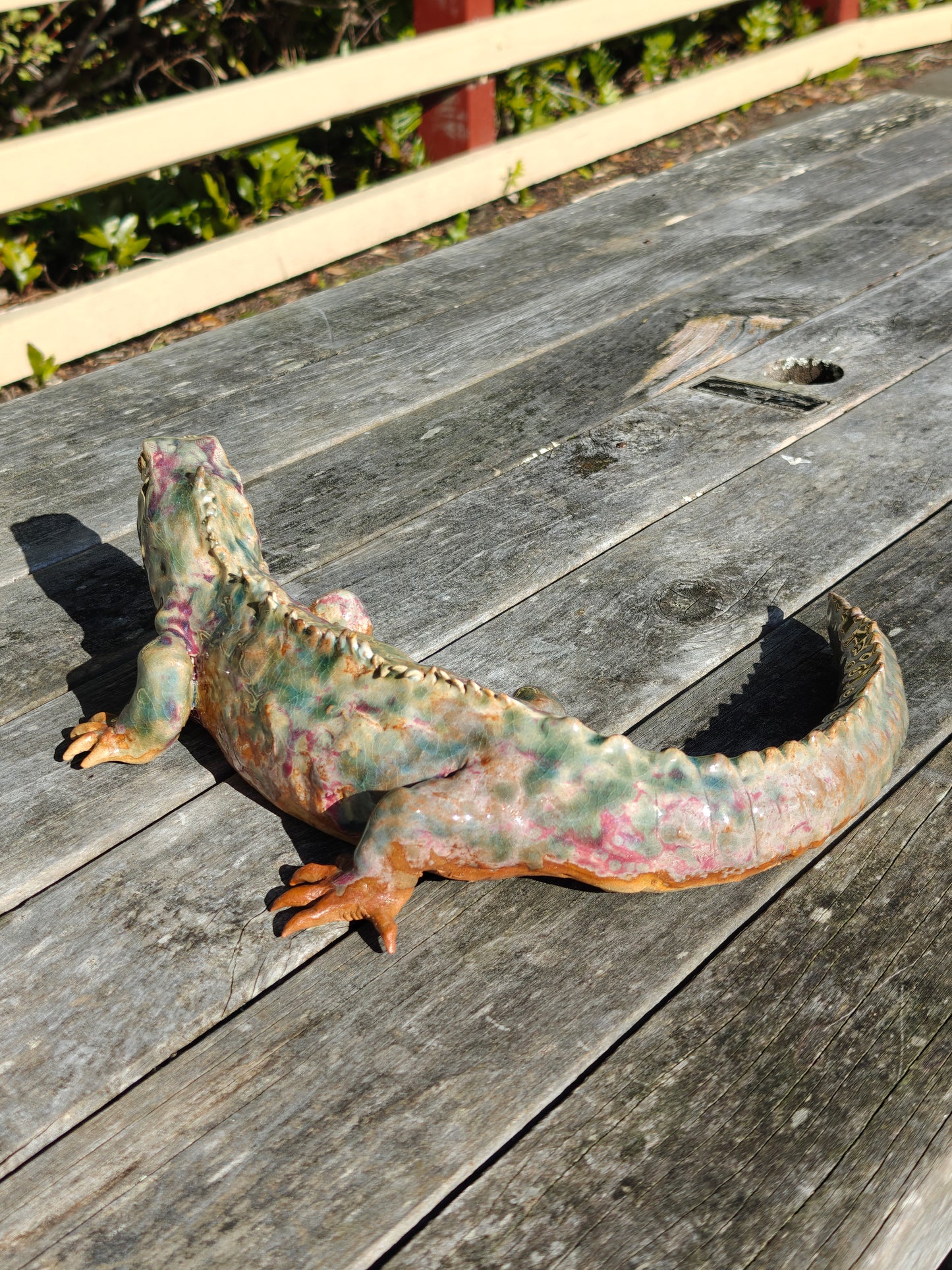 Ruth Corkill Ceramic Tuatara - Large