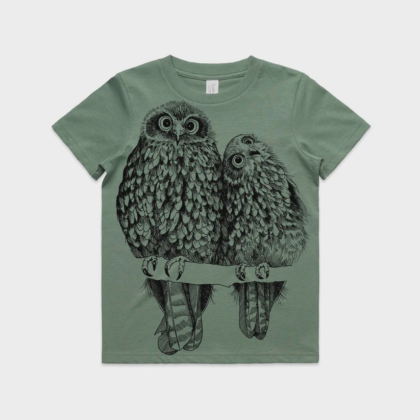 Tumbleweed Kids' Tee - Ruru (Sage)