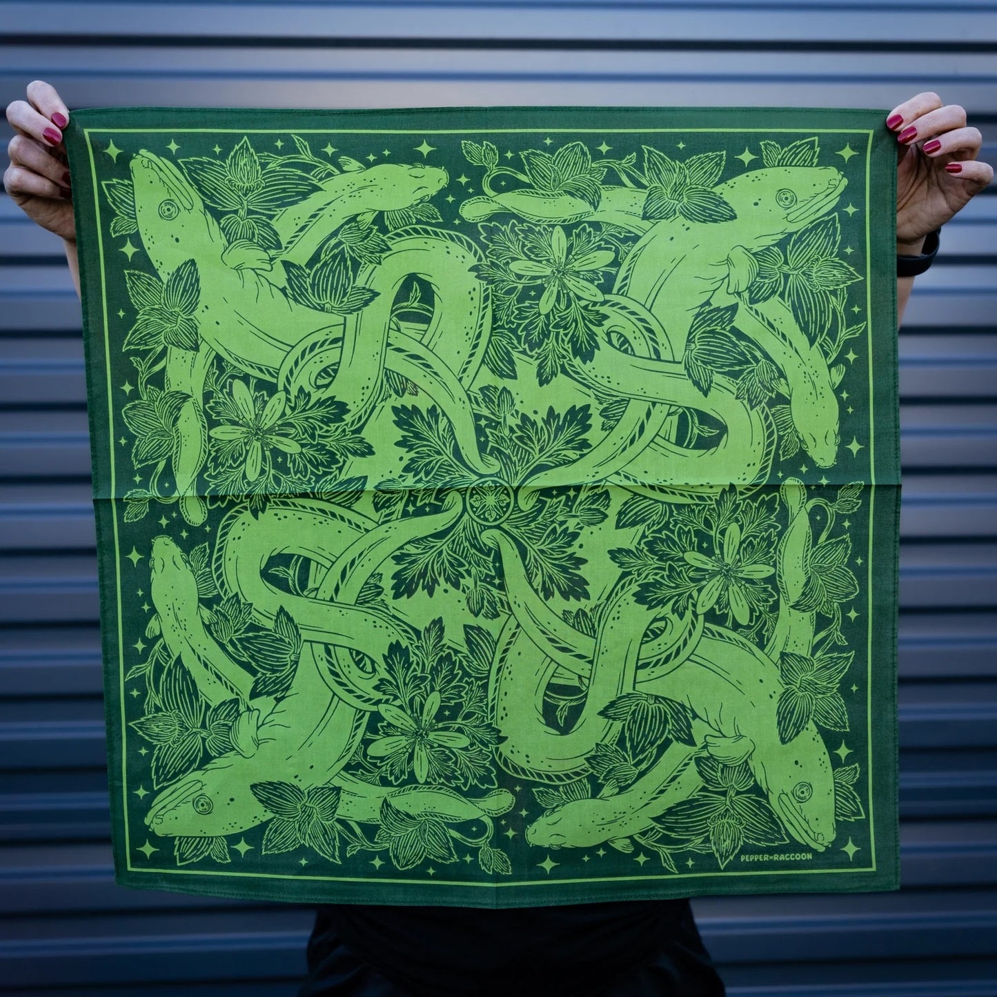 Tūnā in the Stream Bandana