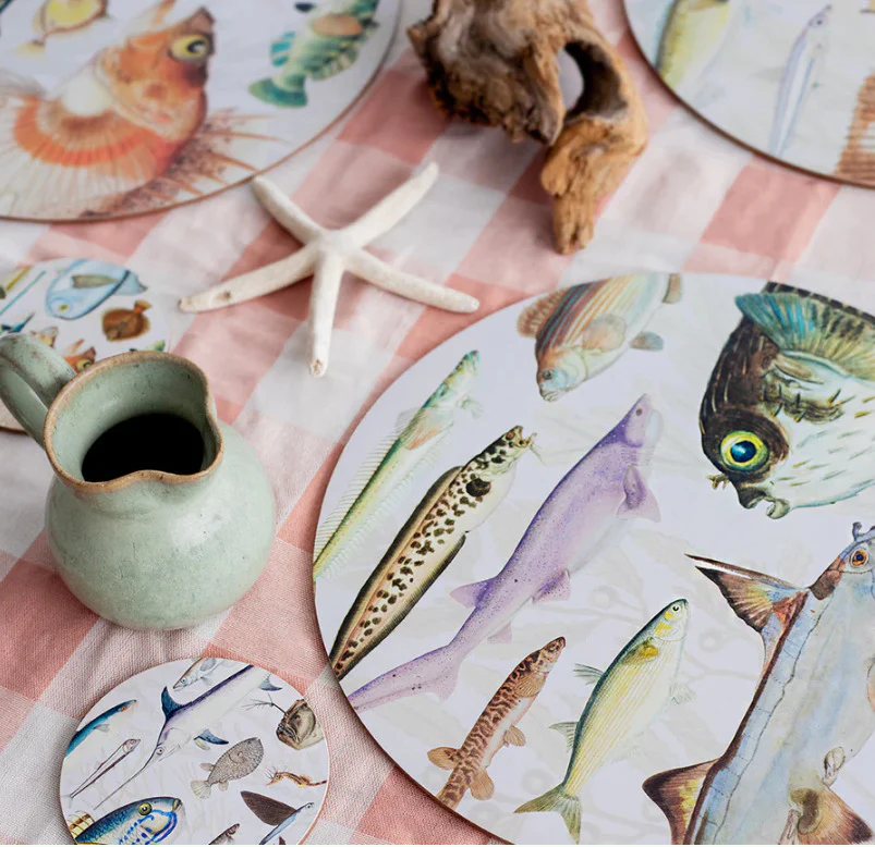 Placemats Set of 6 - NZ Fishes