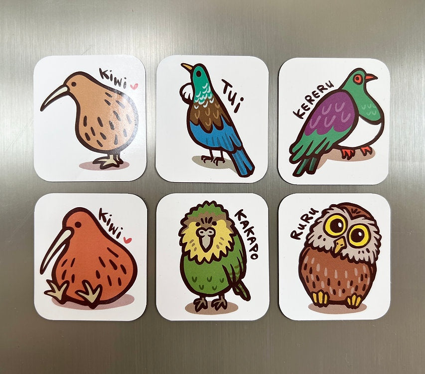 Masako Style Native Bird Magnet