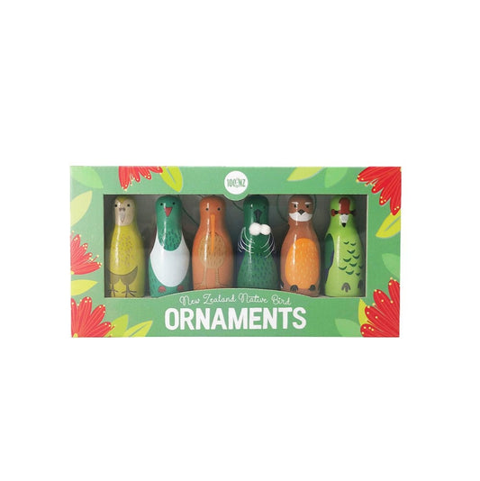Christmas Ornament Set - Cute Native Birds