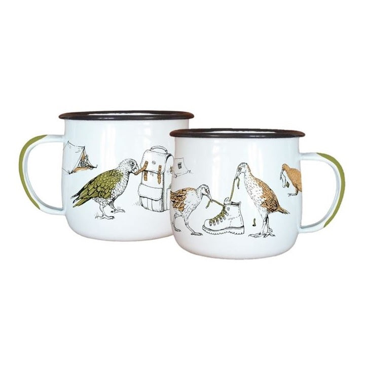 Native Flora & Fauna Enamel Mug