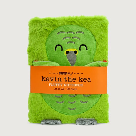 Moana Road Fluffy Notebook - Kea