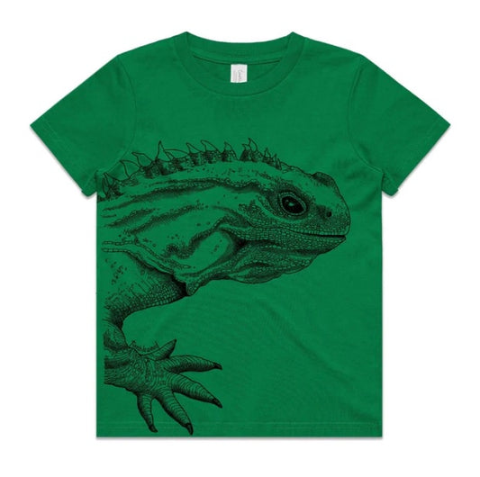 Tumbleweed Kids' Tee - Tuatara (Green)