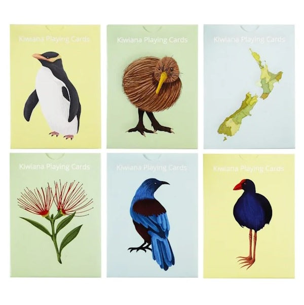 New Zealand Natives Playing Cards