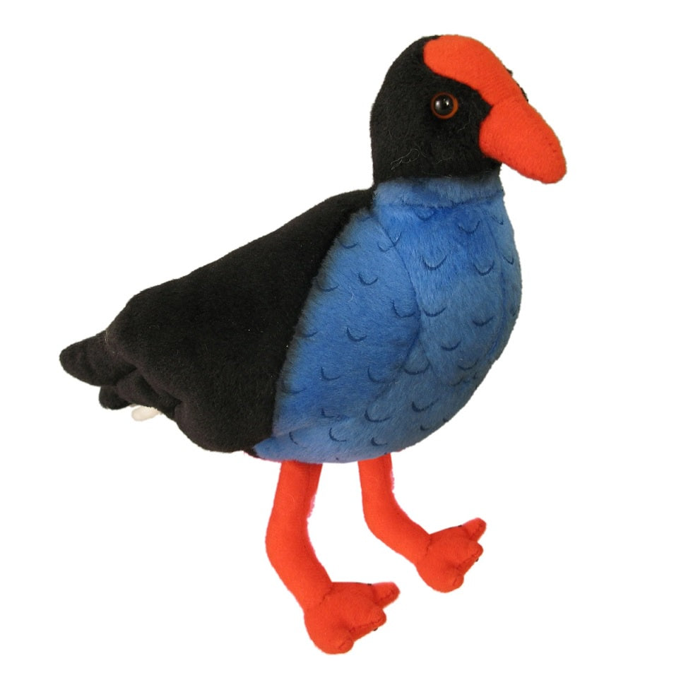 Pūkeko Soft Toy With Sound 15cm