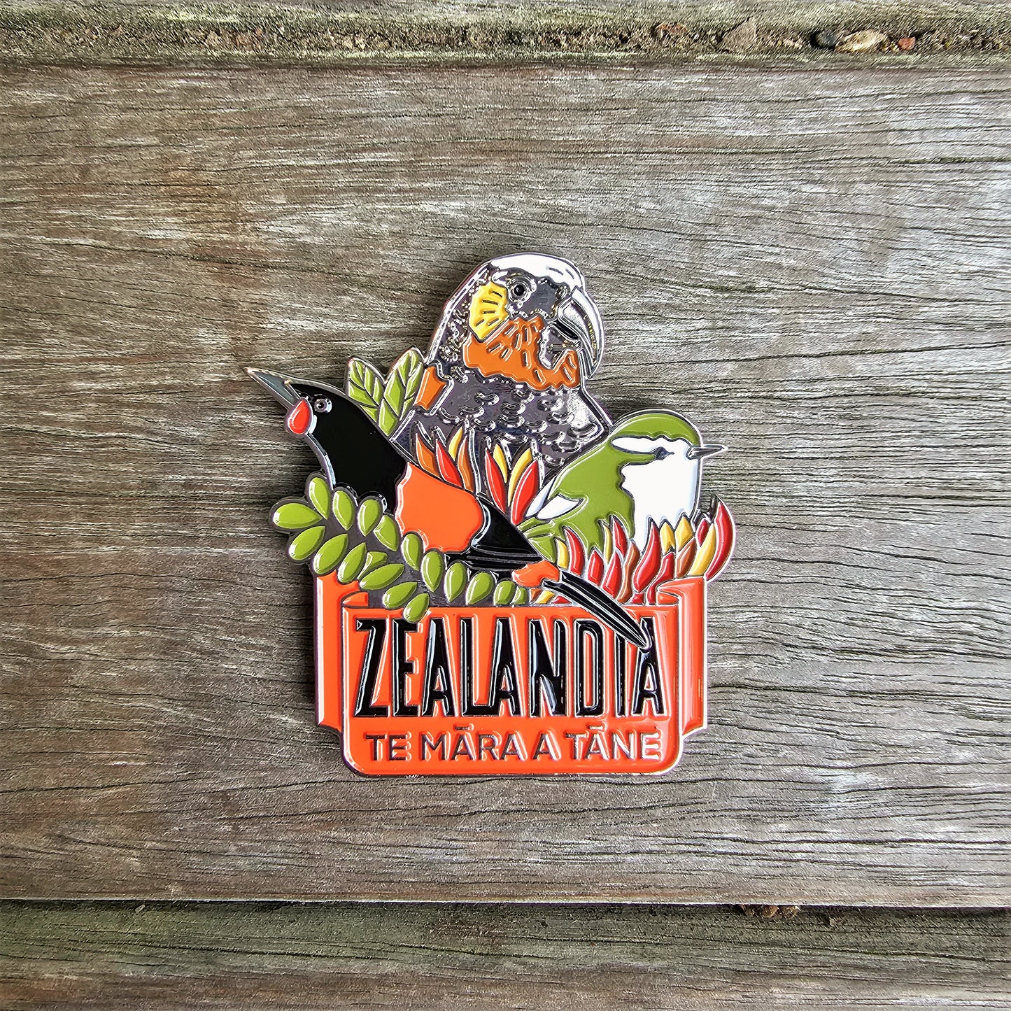 Zealandia Enamel Magnet