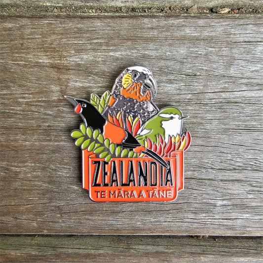 Zealandia Enamel Magnet