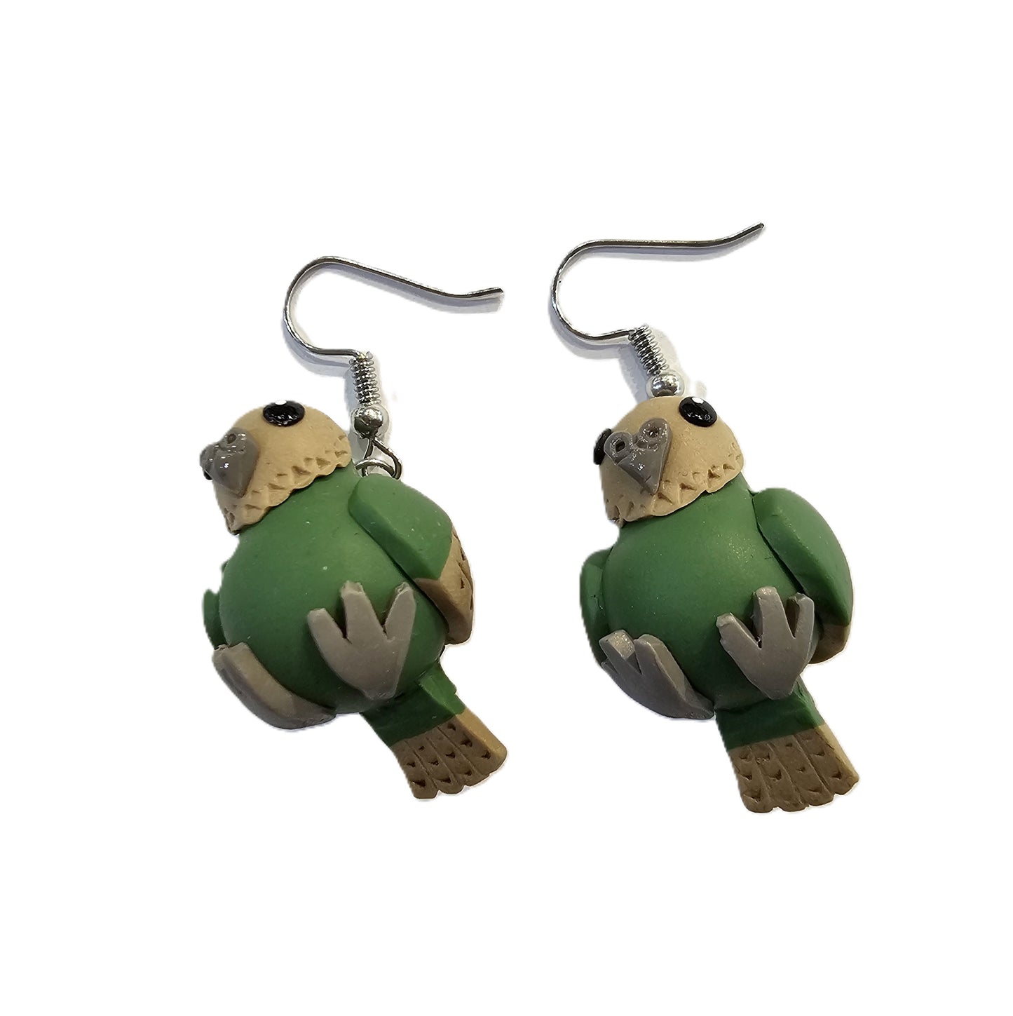 Clay Native Bird Earrings