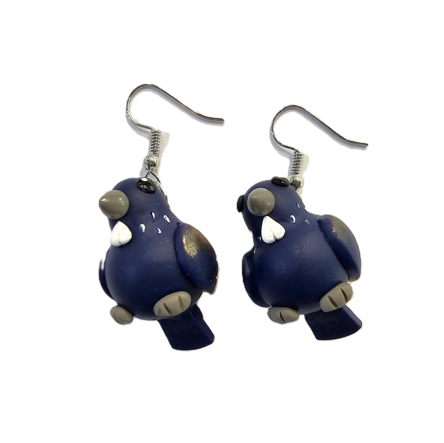 Clay Native Bird Earrings