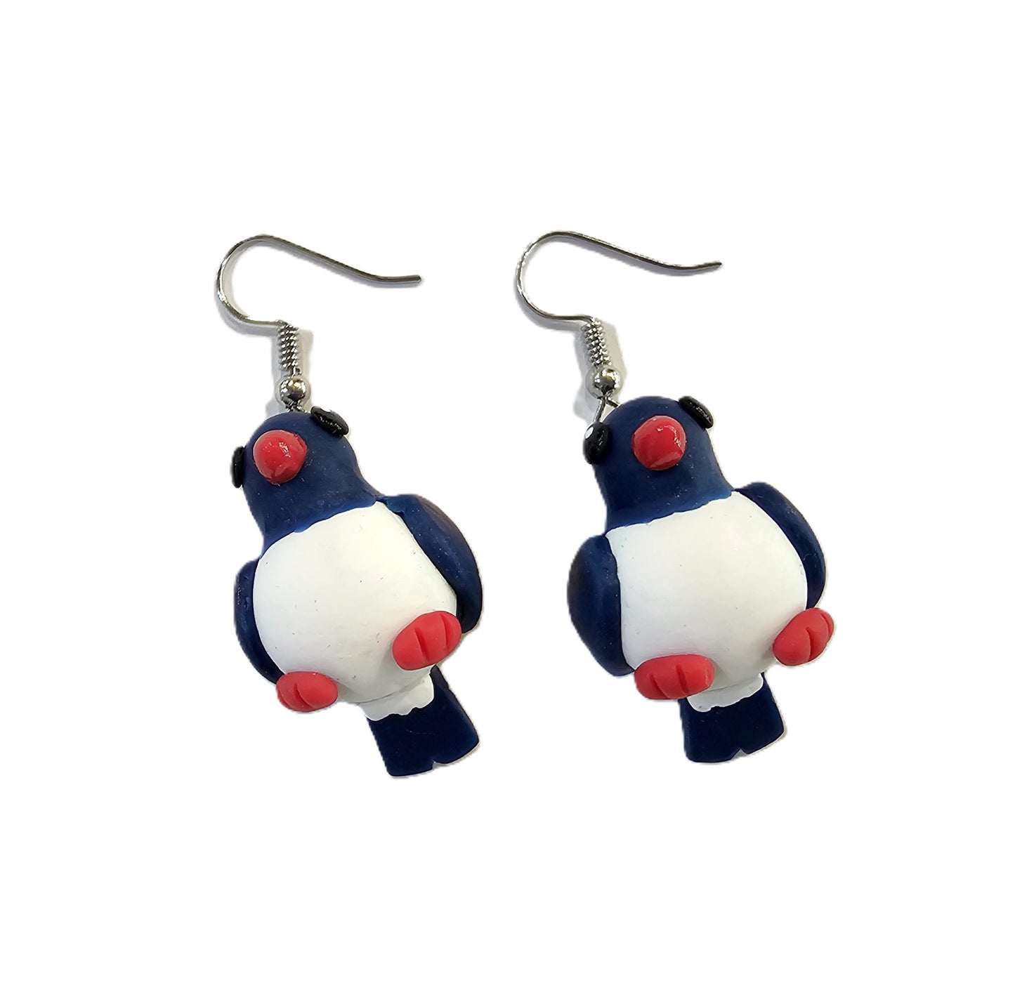 Clay Native Bird Earrings