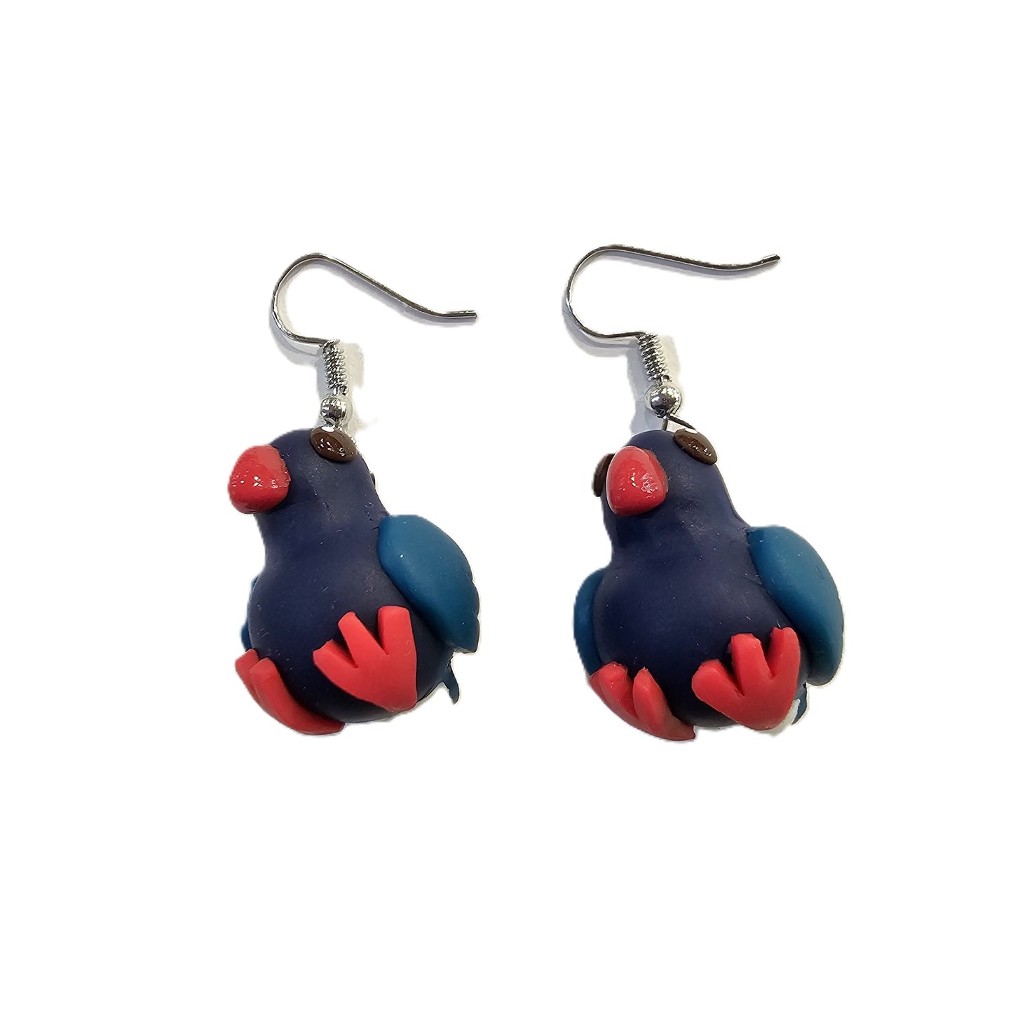 Clay Native Bird Earrings