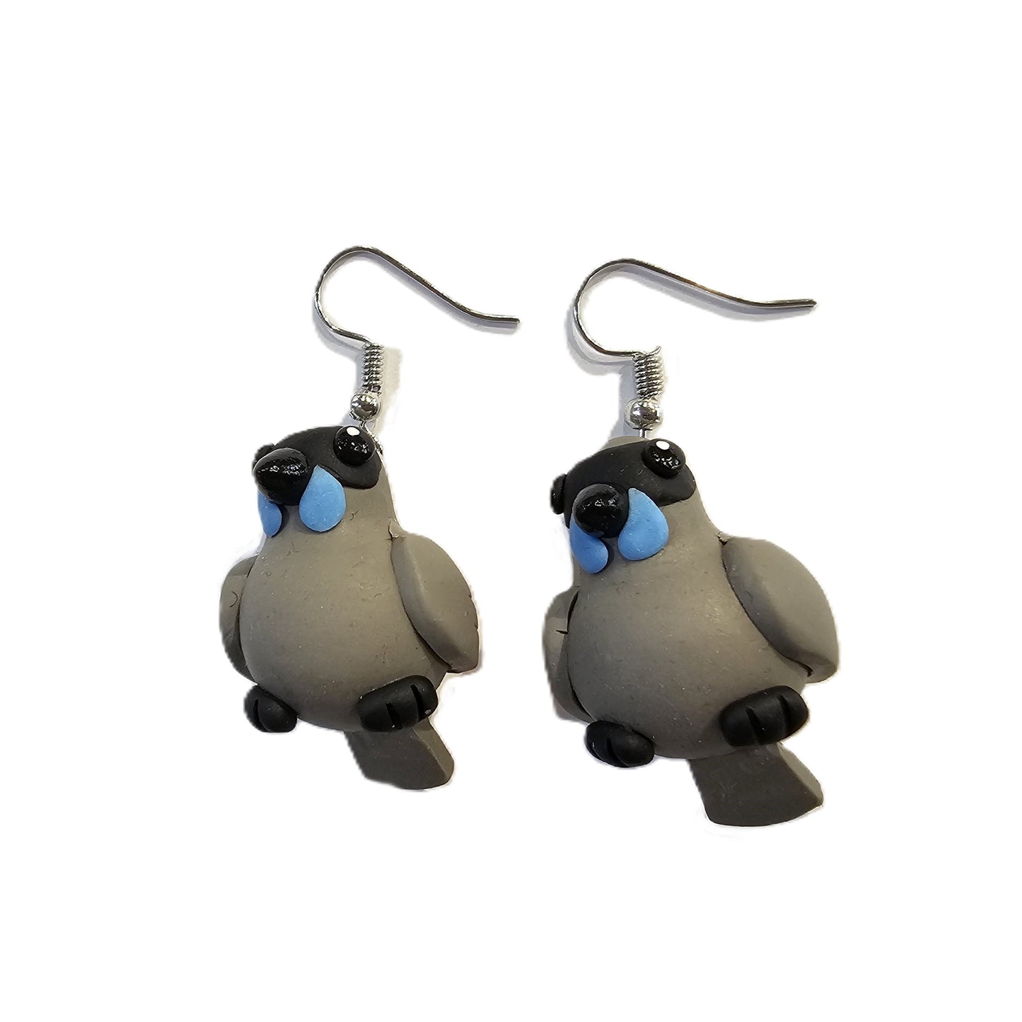 Clay Native Bird Earrings