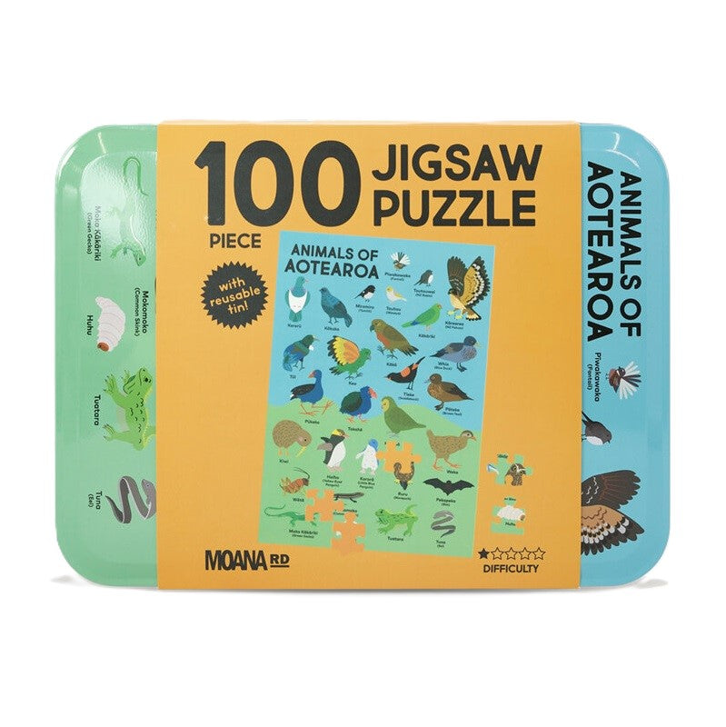 100 Piece Animals of Aotearoa Puzzle