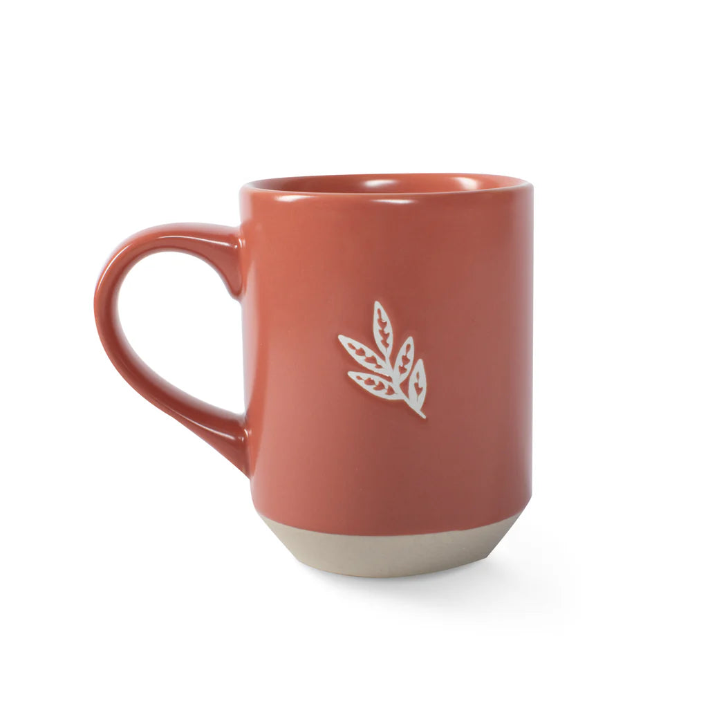 Beetle Stoneware Mug - Brown