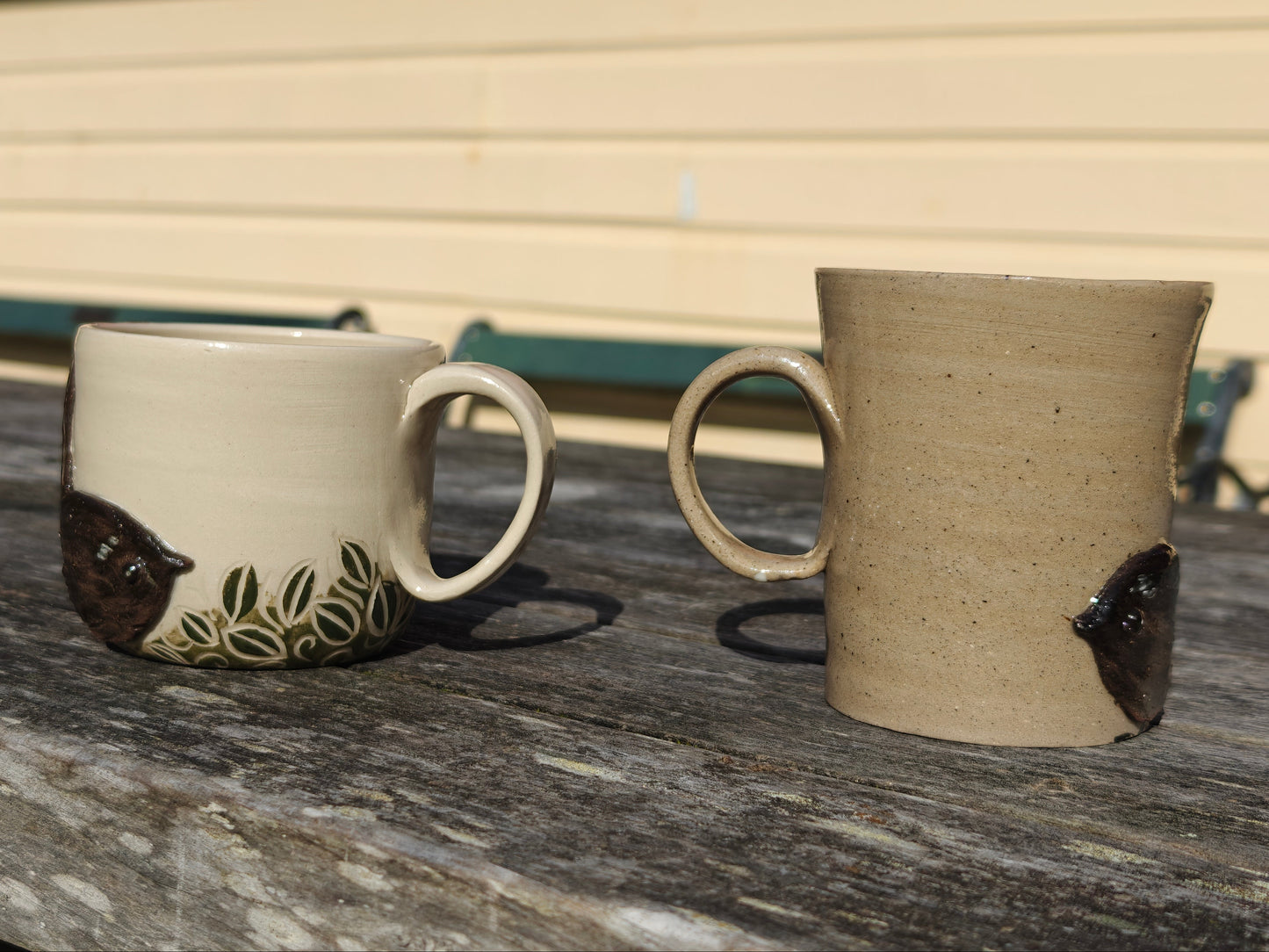 Handmade Ceramic Mug - Pīwakawaka