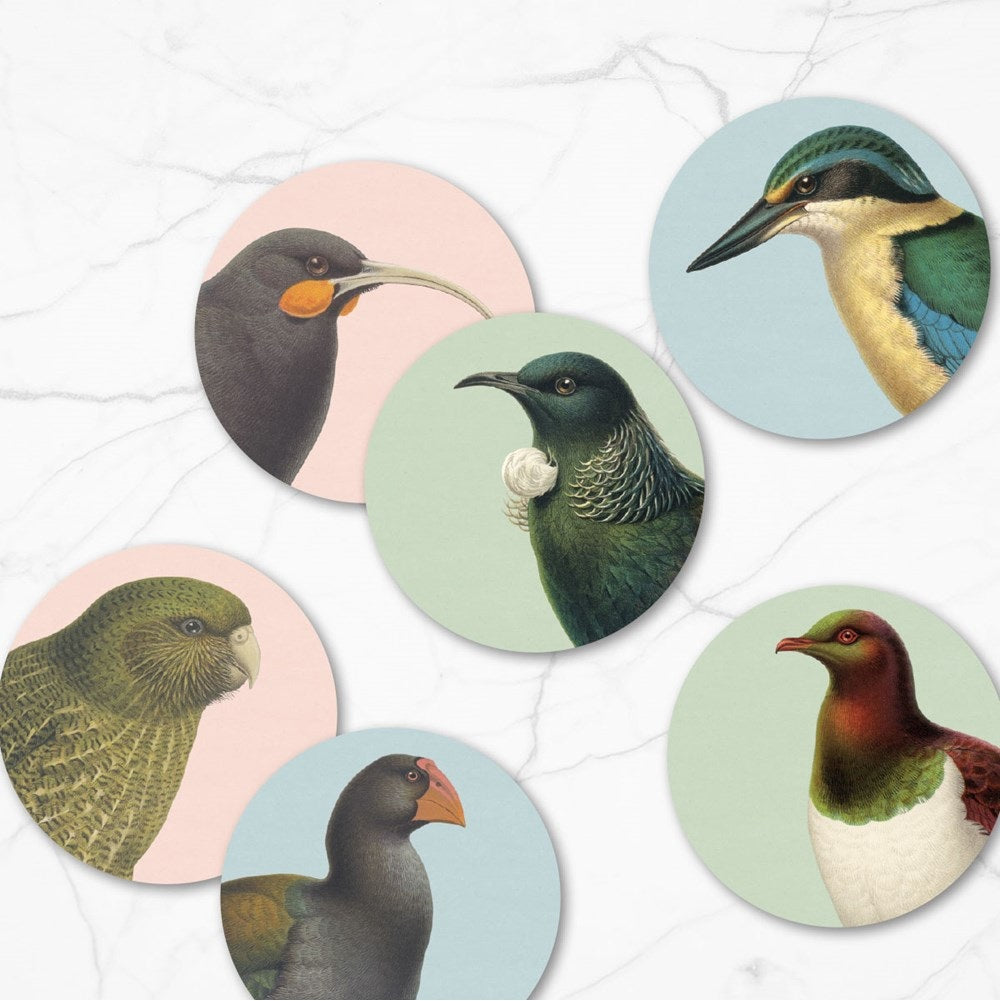 Placemats Set of 6 - Hushed Birds