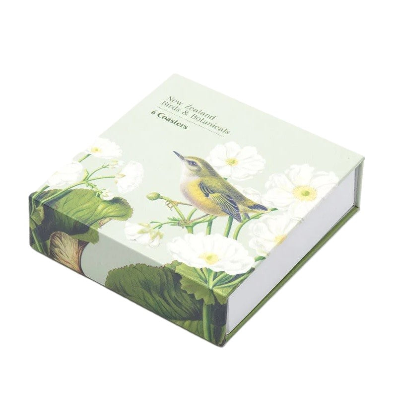 Coaster Set of 6 - Birds & Botanicals