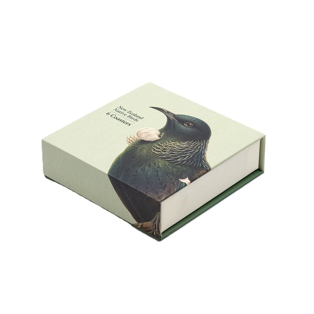Coaster Set of 6 - Hushed Birds
