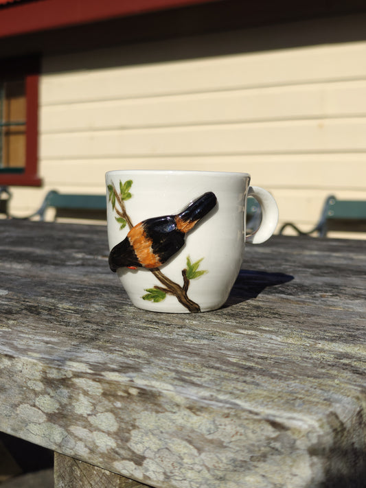 Handmade Ceramic Mug - Tīeke / Saddleback
