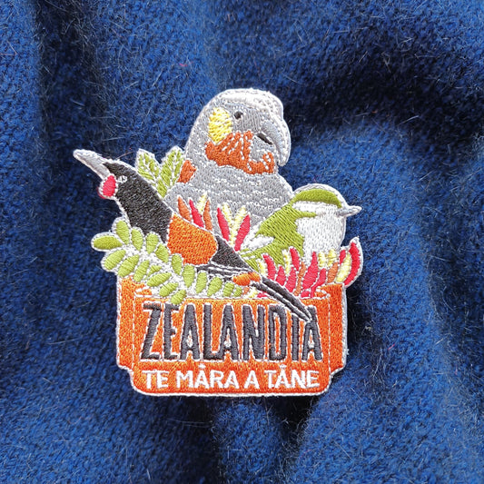 Zealandia Embroidered Patch